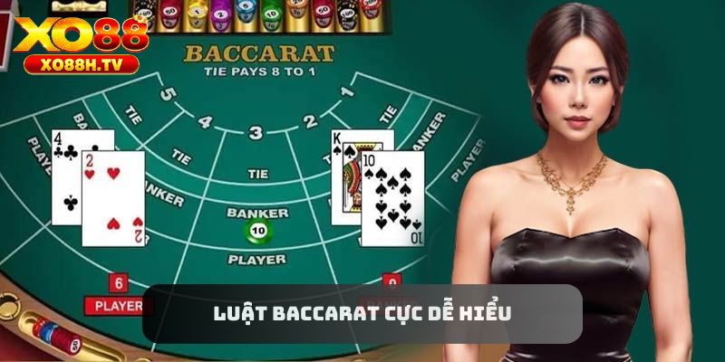 Baccarat Xo88 - Game Bài Hấp Dẫn Có Dealer Người Thật 2 Luật chơi baccarat