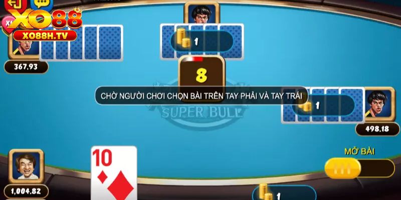 Game Bài Bull Bull: Ván Cược Hấp Dẫn Chỉ Có Tại Xo88 3 Diễn biến trong ván game bài Bull Bull