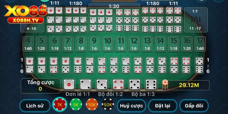 Tất Tần Tất Cách Chơi Tài Xỉu Đơn Giản, Dễ Thắng Tại Xo88 2 Luật chơi chi tiết